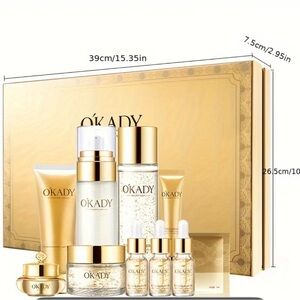 15 pieces Gold Skincare Set